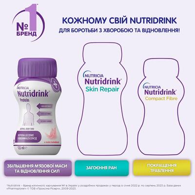 Нутридринк протеин энтеральное питание со вкусом клубники по 125 мл №4