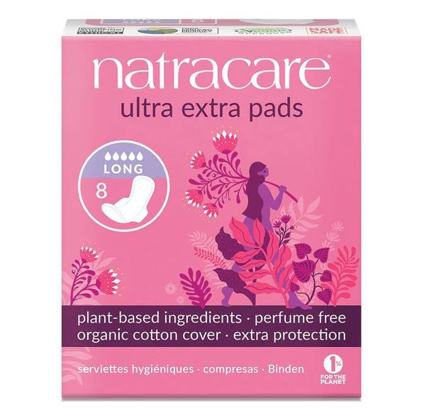 Прокладки гигиенические Natracare Long ультратонкие органические, 8 шт