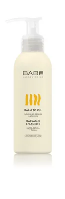 Бальзам-масло для тіла Babe Laboratorios Емоліент-трансформер, тревел-формат, 100 мл