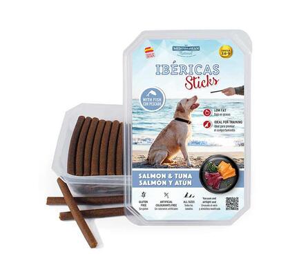 Лакомство для собак Mediterranean Natural IBERICAS Sticks Salmon&Tuna палочки с лососем и тунцем, 6 штук 350 г