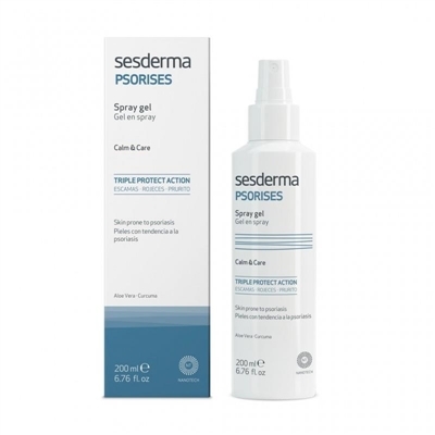 Гель-спрей липосомальный Sesderma Psorises для ухода за кожей пораженной псориазом, 200 мл