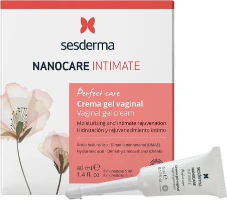 Крем-гель для інтимної гігієни Sesderma Nanocare Intimate Perfect care Зволожуючий, 8 шт х 5 мл