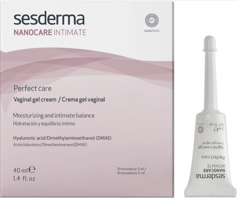 Крем-гель для интимной гигиены Sesderma Nanocare Intimate Perfect care Увлажняющий, 8 шт х 5 мл