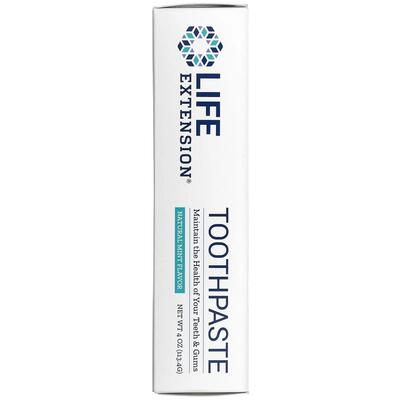 Зубная паста Life Extension LEX-12784 натуральный вкус мяты, 113,4 г