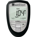 Набор Wellion Luna trio для тестирования уровня глюкозы, холестерина и мочевой кислоты в крови черный, ммоль/л