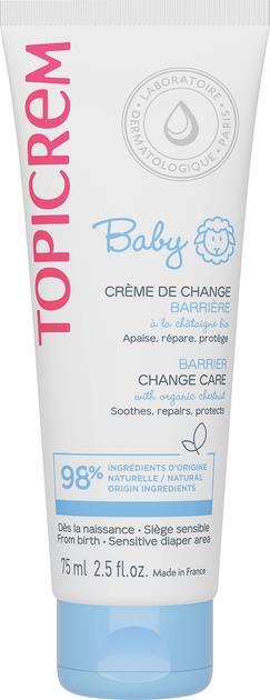 Крем Topicrem Baby защитный под подгузник, 75 мл