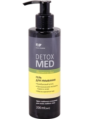 Гель для умывания Elfa Pharm Detox Med, 200 мл