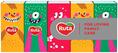 Хусточки паперові Ruta Monsters 3 шари, 10 шт х 10 уп