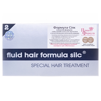 Средство для волос Placen Formula Silk в ампулах для восстановления волос, 12 шт х 10 мл