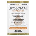 Витамин С липосомальный California Gold Nutrition Liposomal Vitamin C 1000 мг апельсиновый вкус, 30 пакетов по 6 мл