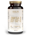 Омега 3 + Д3 + К2 (МК7) + Е Evolite Nutrition Omega 3 + D3 + K2 (MK7) + E, 60 мягких капсул