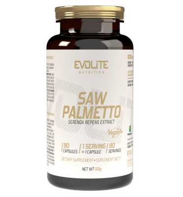 Со Пальметто Evolite Nutrition 450 мг Saw Palmetto, 90 веганских капсул