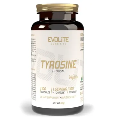 Тирозин Evolite Nutrition Tyrosine, 100 веганських капсул