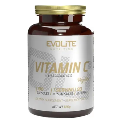 Вітамін C Evolite Nutrition 500 мг Vitamin C, 180 веганських капсул