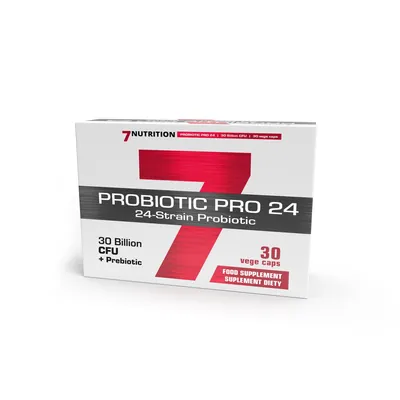 Пробіотики 7Nutrition Probiotic Pro 24 Strain 30 Billon CFU + Prebiotic, 30 капсул