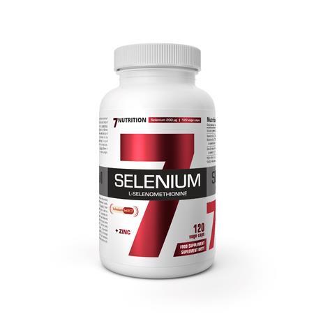 Селен + Цинк 7Nutrition Selenium (L-selenometionine) 200 мкг + Zinc 15 мг, 120 капсул