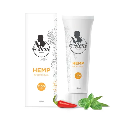 Гель Dr.Kent HEMP Sports Gel 1100 мг, 100 мл