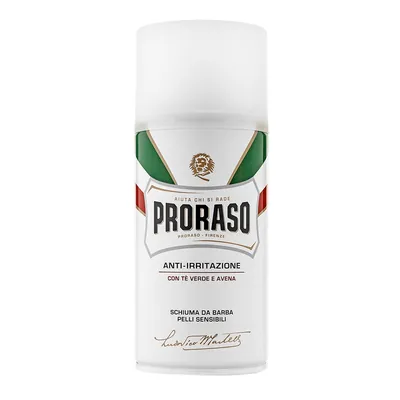 Піна для гоління Proraso для чутливої шкіри з екстрактом зеленого чаю, 300 мл
