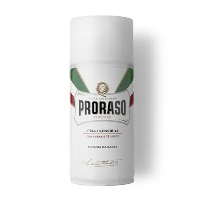 Піна для гоління Proraso для чутливої шкіри з екстрактом зеленого чаю, 300 мл