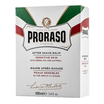Бальзам після гоління Proraso для чутливої шкіри з екстрактом зеленого чаю, 100 мл