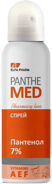 Спрей після засмаги Elfa Pharm Panthe Med з пантенолом і вітамінним комплексом, 150 мл