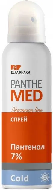 Спрей після засмаги Elfa Pharm Panthe Med з пантенолом з охолоджуючим ефектом, 150 мл