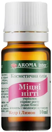 Олія косметична Aroma Inter Міцні нігті, 10 мл