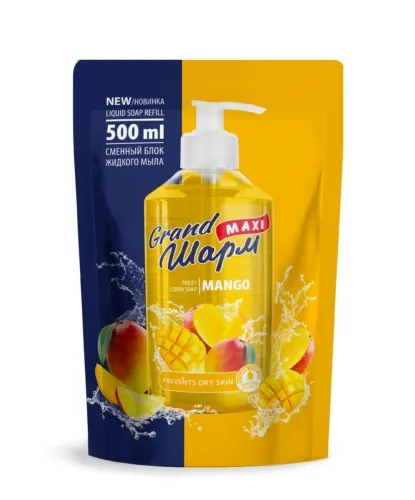 Мило рідке Grand Шарм Манго, дой-пак 500 мл