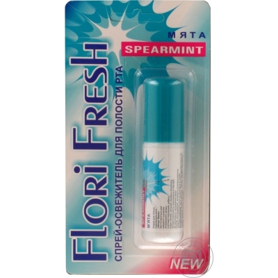 Освежитель для полости рта Flori Fresh спрей мята, 15 мл