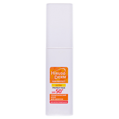 Крем солнцезащитный Hirudo Derm Sun Protect Ultra Protect Face  для лица, SPF 50 +, 50 мл