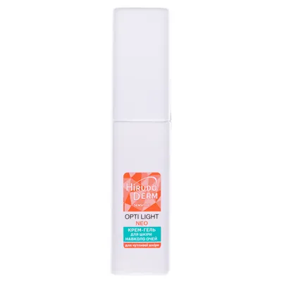 Крем-гель для шкіри навколо очей Hirudo Derm Sensitive Opti Light Neo, 22 мл