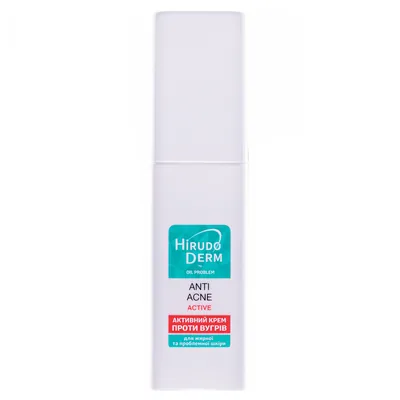 Крем для обличчя Hirudo Derm Oil Problem Anti-Acne Active активний проти вугрів, 50 мл