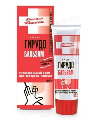 Крем Доктор Біокон Гірудо Бальзам універсальний, 30 г
