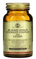 Комплекс очанки з чорницею, гінкго та лютеїном Solgar Bilberry Ginkgo Eyebright Complex Plus Lutein вег. капсули №60