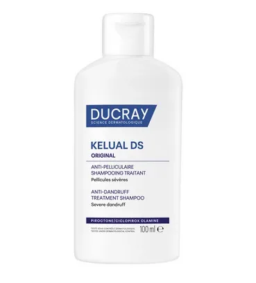 Шампунь Ducray Kelual DS проти стійкої лупи та себорейного дерматиту, 100 мл