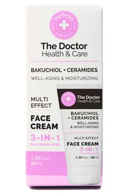 Крем для обличчя The Doctor Health & Care Bakuchiol + Ceramides 3 в 1, 40 мл