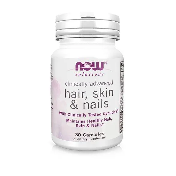 Вітаміни для волосся, шкіри та нігтів NOW Solutions Hair, Skin & Nails капсули №30
