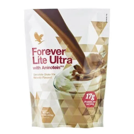 Протеїн рослинний змішаний Forever Living Forever Lite Ultra with Aminotein зі смаком шоколаду, 375 г
