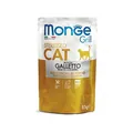 Корм вологий Monge Cat Grill Sterilised для стерилізованих котів, курка (шматочки в желе), 85 г