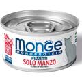 Корм влажный Monge Cat Monoprotein для кошек мясные хлопья, говядина, 80 г