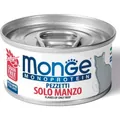 Корм вологий Monge Cat Monoprotein для котів м'ясні пластівці, яловичина, 80 г