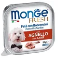 Корм вологий Monge Dog Fresh паштет для собак, ягня, 100 г