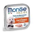 Корм влажный Monge Dog Fresh паштет для собак, индейка, 100 г