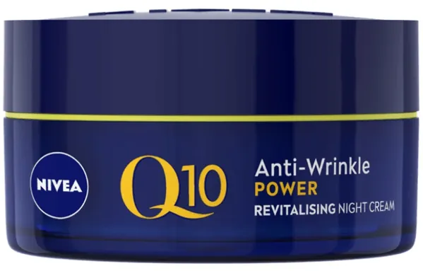 Крем для обличчя Nivea Q10 Power нічний відновлюючий проти зморшок, 50 мл