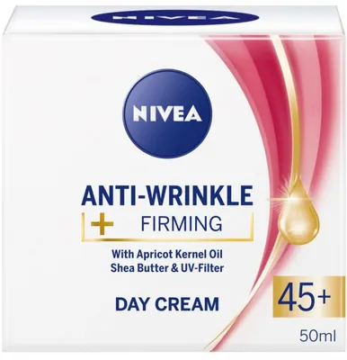 Крем для обличчя Nivea Проти зморшок + пружність 45+ денний, 50 мл