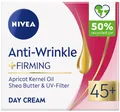 Крем для обличчя Nivea Проти зморшок + пружність 45+ денний, 50 мл