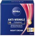 Крем для лица Nivea Против морщин + упругость 45+ ночной, 50 мл