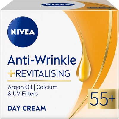 Крем для обличчя Nivea Проти зморшок + ревіталізація 55+ денний, 50 мл
