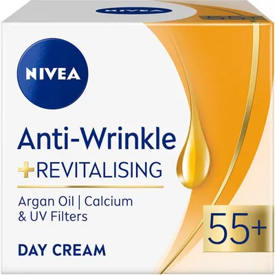 Крем для обличчя Nivea Проти зморшок + ревіталізація 55+ денний, 50 мл