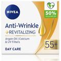 Крем для обличчя Nivea Проти зморшок + ревіталізація 55+ денний, 50 мл